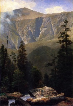 風景 Painting - 山岳風景 アルバート・ビアシュタット